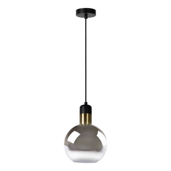 Pendelleuchte Julius Typ A - Opalglas - Grau - Durchmesser: 20 cm