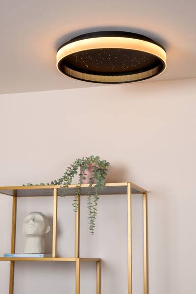 LED Deckenleuchte Estreja - Stahl - Schwarz