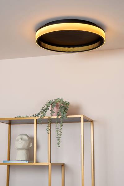 LED Deckenleuchte Estreja - Stahl - Schwarz