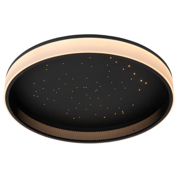 LED Deckenleuchte Estreja - Stahl - Schwarz