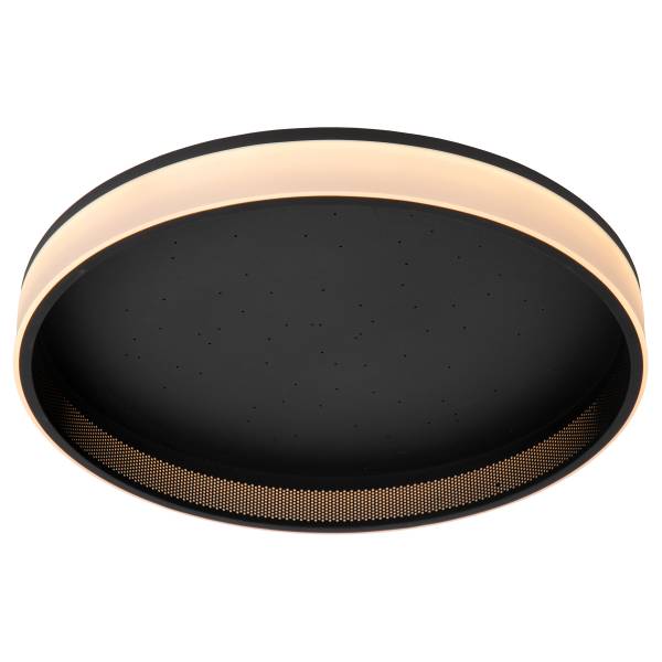LED Deckenleuchte Estreja - Stahl - Schwarz