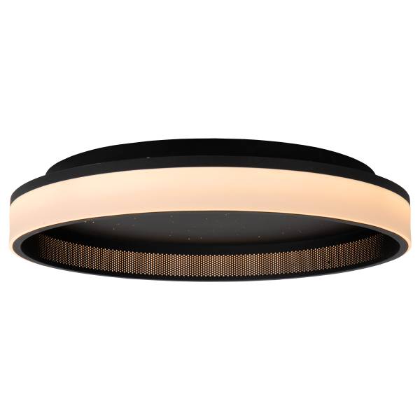 LED Deckenleuchte Estreja - Stahl - Schwarz