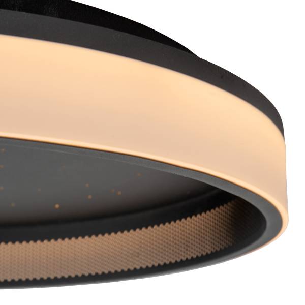 LED Deckenleuchte Estreja - Stahl - Schwarz