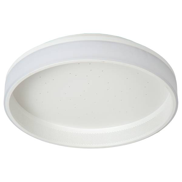 LED Deckenleuchte Estreja - Stahl - Weiß