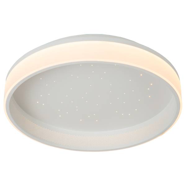 LED Deckenleuchte Estreja - Stahl - Weiß