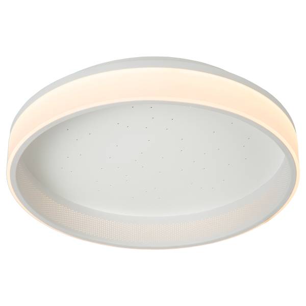 LED Deckenleuchte Estreja - Stahl - Weiß