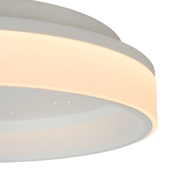 LED Deckenleuchte Estreja - Stahl - Weiß