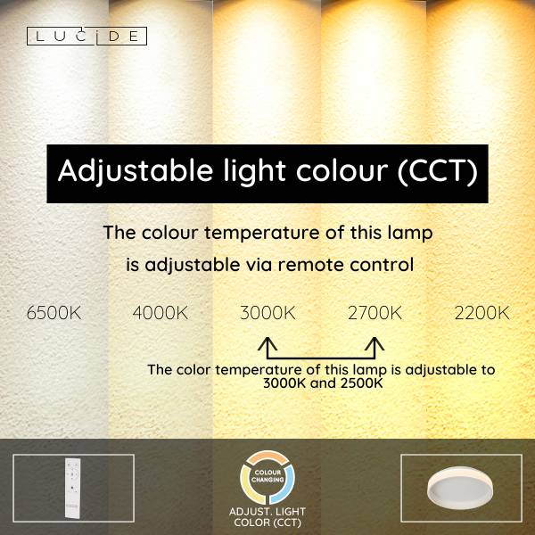 LED Deckenleuchte Estreja - Stahl - Weiß