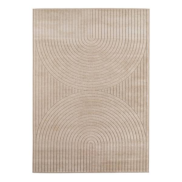 Kurzflorteppich Nova 1201 - Polypropylen - Beige - 80 x 150 cm