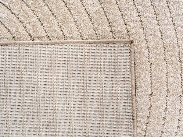 Kurzflorteppich Nova 1201 - Polypropylen - Beige - 80 x 150 cm