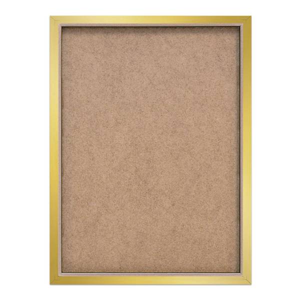 Gerahmtes Bild Life Is Love - MDF - Gold - 30 x 40 cm