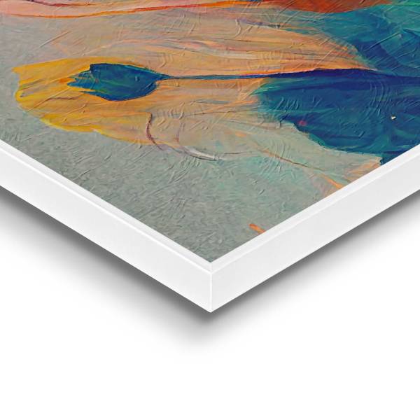 Gerahmtes Bild Dreamy Flowers - MDF - Mehrfarbig - 40 x 50 cm
