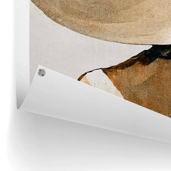 Outdoor-Poster Summer Shades - Polyester- Beige - 60 x 80 cm