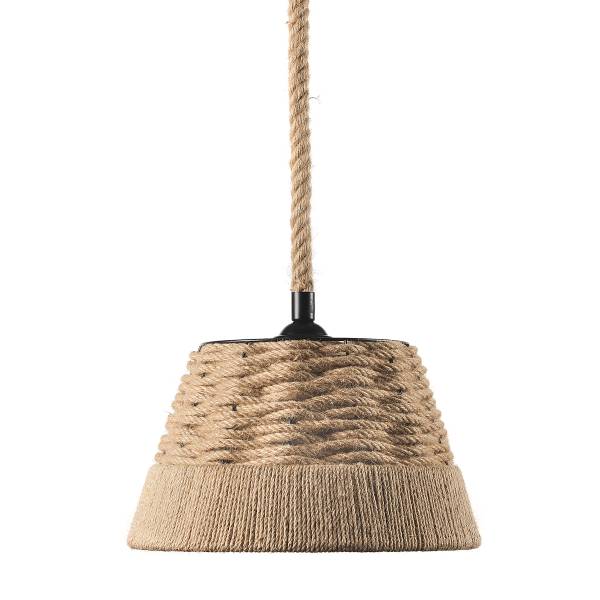 Pendelleuchte Coen - Rattan - 1-flammig