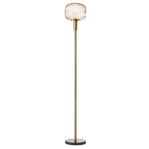 Steheuchte Doroty - Farbglas / Eisen - 1-flammig - Orange