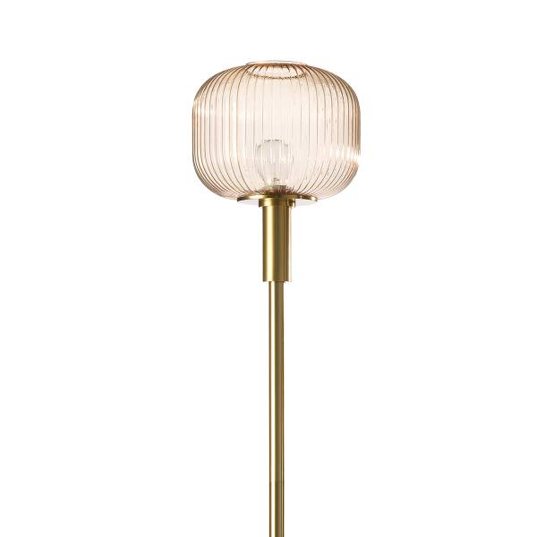 Steheuchte Doroty - Farbglas / Eisen - 1-flammig - Orange