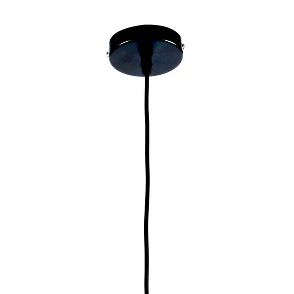 Pendelleuchte Doroty Typ B - Farbglas / Eisen - 1-flammig