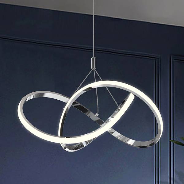 Pendelleuchte Loop - PVC / Eisen - 1-flammig