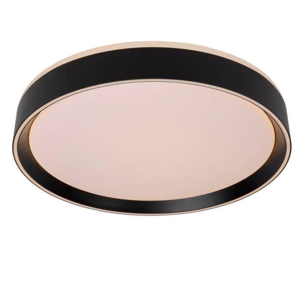Deckenleuchte Nuria - Acrylglas - Schwarz - Durchmesser: 40 cm