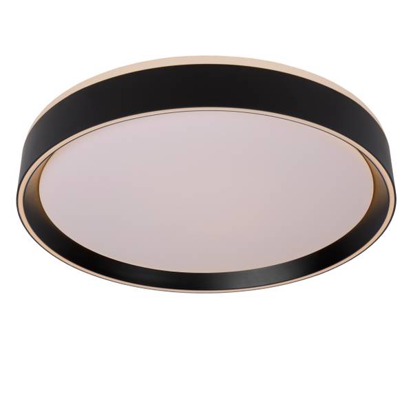 Deckenleuchte Nuria - Acrylglas - Schwarz - Durchmesser: 40 cm