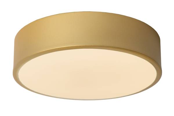 Deckenleuchte Unar - Acrylglas - Gold - Durchmesser: 20 cm