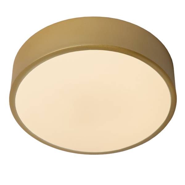 Deckenleuchte Unar - Acrylglas - Gold - Durchmesser: 20 cm