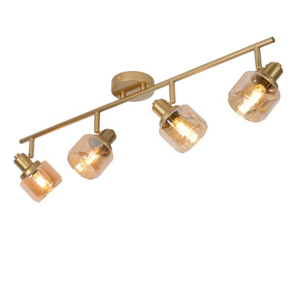 Deckenleuchte Bjorn Typ C - Eisen / Glas - Gold