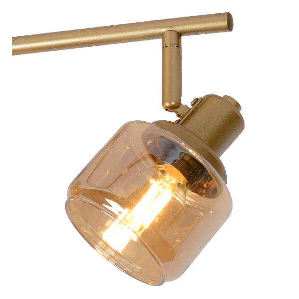 Deckenleuchte Bjorn Typ C - Eisen / Glas - Gold
