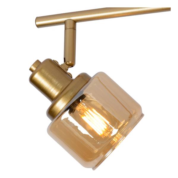 Deckenleuchte Bjorn Typ C - Eisen / Glas - Gold