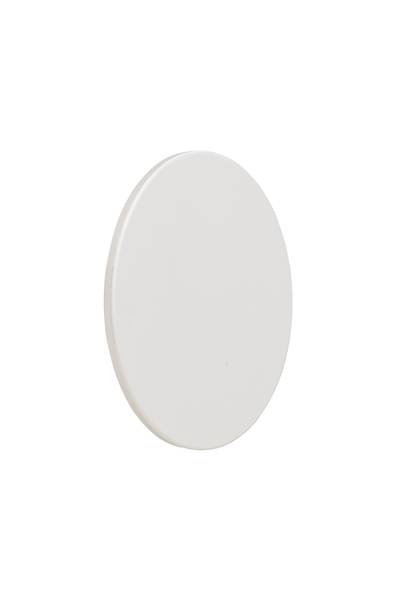 LED Wandleuchte Eklyps - Aluminium - Weiß - Durchmesser: 15 cm