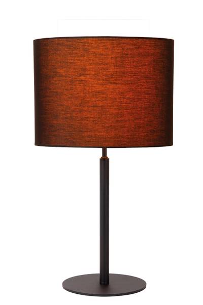 Tischleuchte Maya - Aluminium / Baumwollstoff - Beige