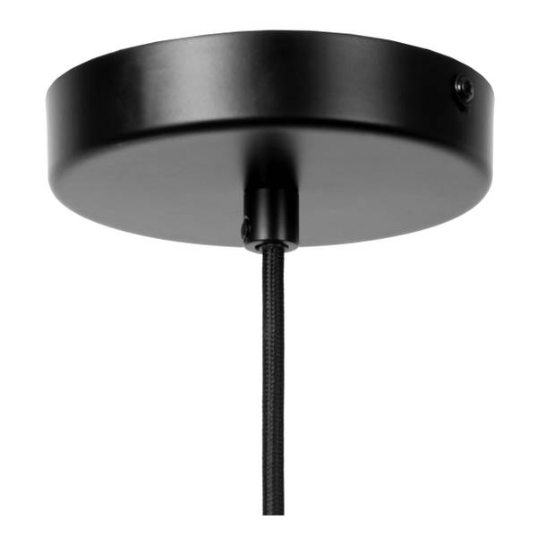Pendelleuchte Ilona Typ B - Aluminium / Opalglas - Gelb