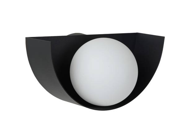 Wandleuchte Benni - Stahl - Schwarz