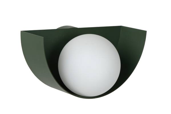 Wandleuchte Benni - Stahl - Grün