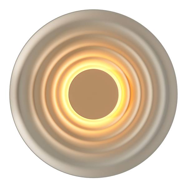 LED-Wandleuchte Nami - Aluminium - 1-flammig - Beige