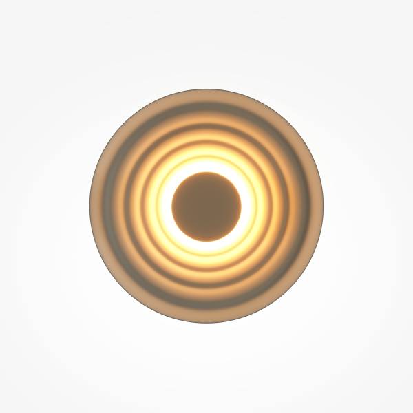 LED-Wandleuchte Nami - Aluminium - 1-flammig - Beige