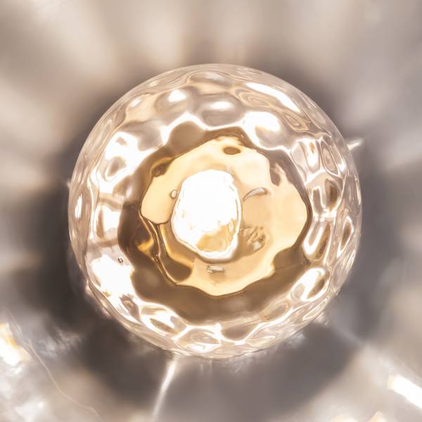 Wandleuchte Miracle Typ A - Klarglas / Mischmetall - 1-flammig