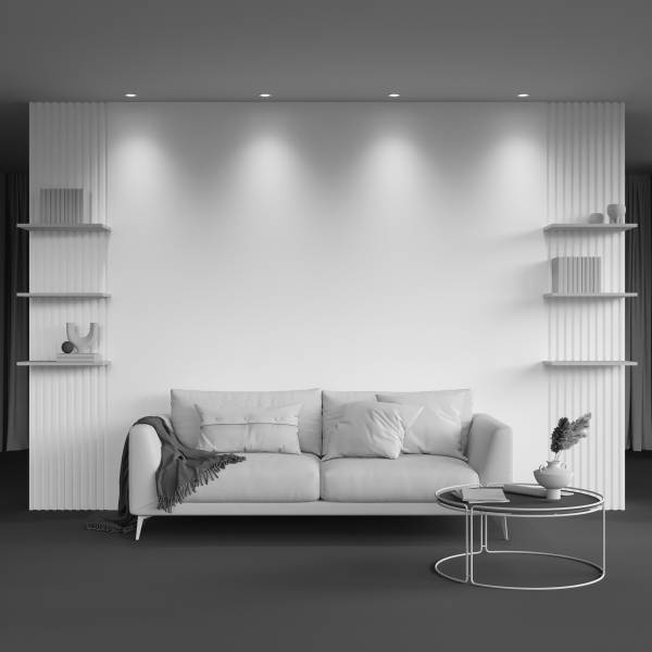 Einbauleuchte Slim Typ B - Aluminium - 1-flammig - Weiß
