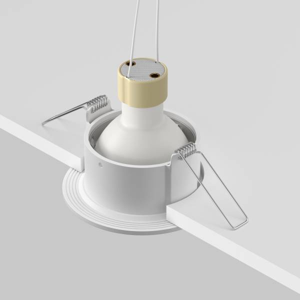Einbauleuchte Slim Typ B - Aluminium - 1-flammig - Weiß