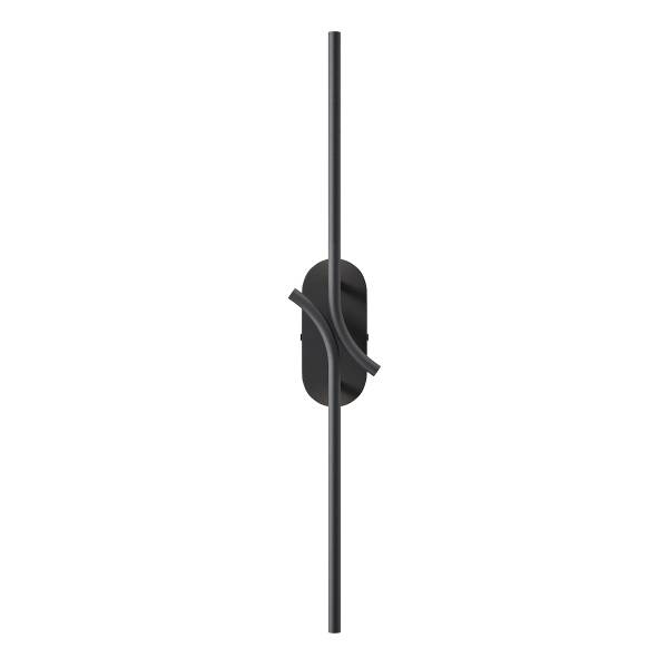 LED-Wandleuchte Renaissance - Silikon / Metall - 1-flammig - Schwarz