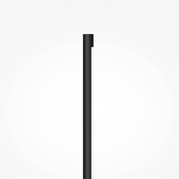 LED-Wandleuchte Renaissance - Silikon / Metall - 1-flammig - Schwarz