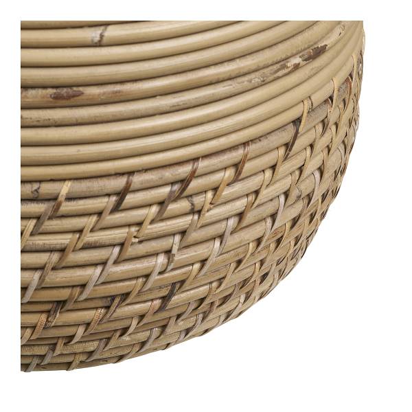 Aufbewahrungskorbset Bwano 2-teilig - Rattan - Braun