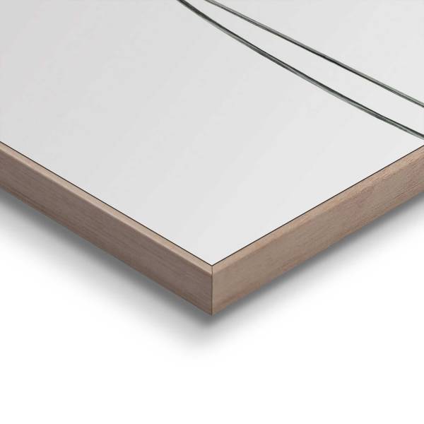 Kunstdruck Ginkgo Blatt - MDF - Grün / Beige
