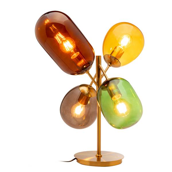Tischleuchte Balloon Dance - Stahl / Farbglas - Multicolor