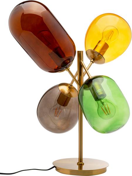 Tischleuchte Balloon Dance - Stahl / Farbglas - Multicolor