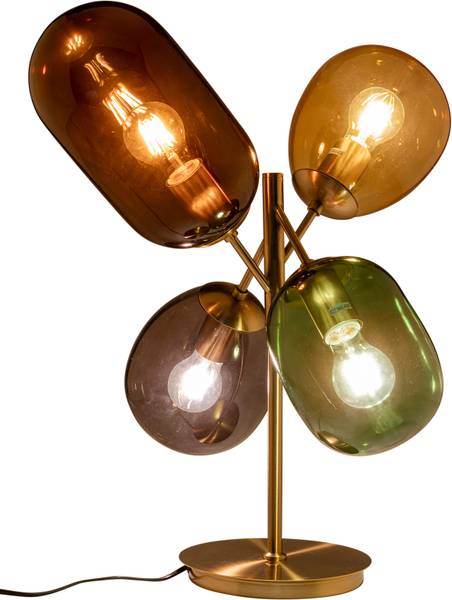 Tischleuchte Balloon Dance - Stahl / Farbglas - Multicolor