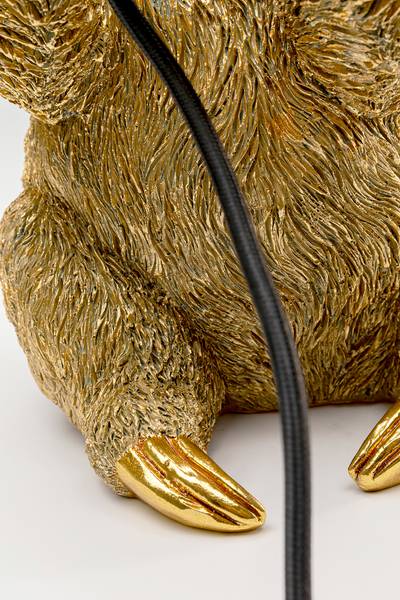 Tischleuchte Animal Sloth - Polyresin / Polyester - Gold