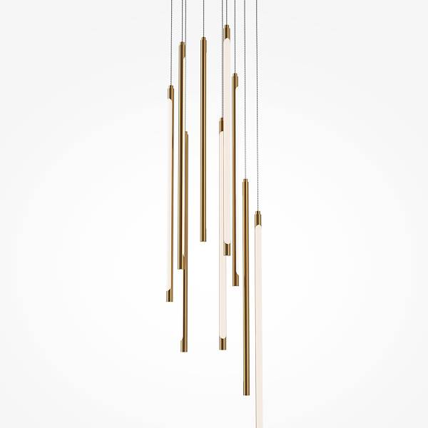 LED-Pendelleuchte Light Stick - Kunststoff / Aluminium - 1-flammig