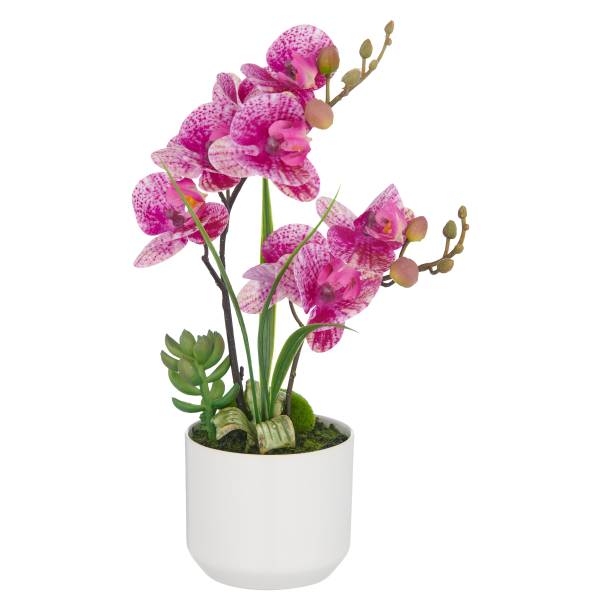 Kunstblume Phalaenopsis Typ C - Polyethylen - Pink