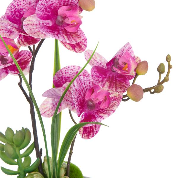 Kunstblume Phalaenopsis Typ C - Polyethylen - Pink